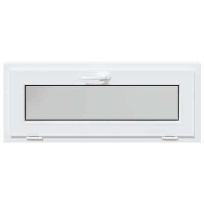 Finestra per Soffitta RISOR 110 x 40 cm PVC e Vetro Bianco | homemem39