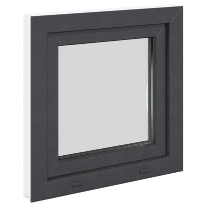 Finestra per Soffitta RISOR 50 x 50 cm PVC e Vetro Antracite | homemem39