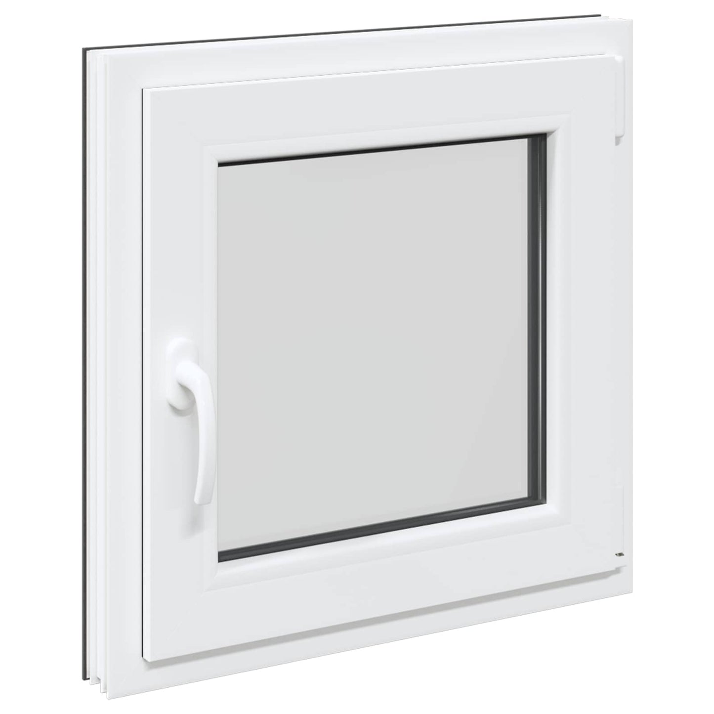 Finestra per Soffitta RISOR 60 x 60 cm PVC e Vetro Antracite | homemem39