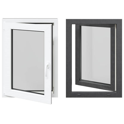 Finestra per Soffitta RISOR 60 x 80 cm PVC e Vetro Antracite | homemem39