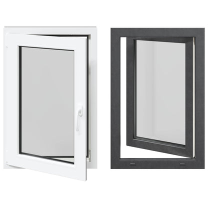 Finestra per Soffitta RISOR 60 x 80 cm PVC e Vetro Antracite | homemem39