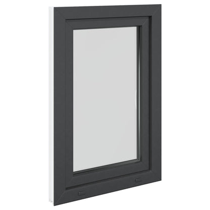 Finestra per Soffitta RISOR 60 x 80 cm PVC e Vetro Antracite | homemem39