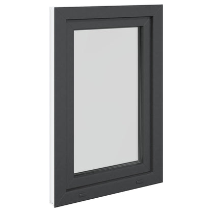 Finestra per Soffitta RISOR 60 x 90 cm PVC e Vetro Antracite | homemem39