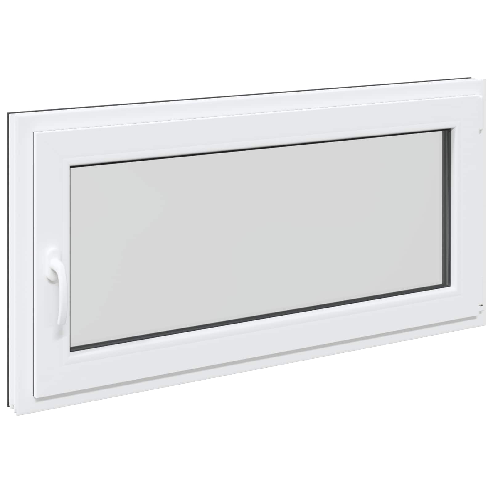 Finestra per Soffitta RISOR 120 x 60 cm PVC e Vetro Antracite | homemem39