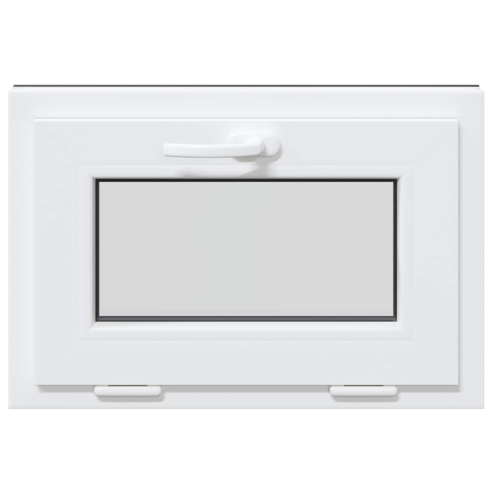 Finestra per Soffitta RISOR 60 x 40 cm PVC e Vetro Antracite | homemem39