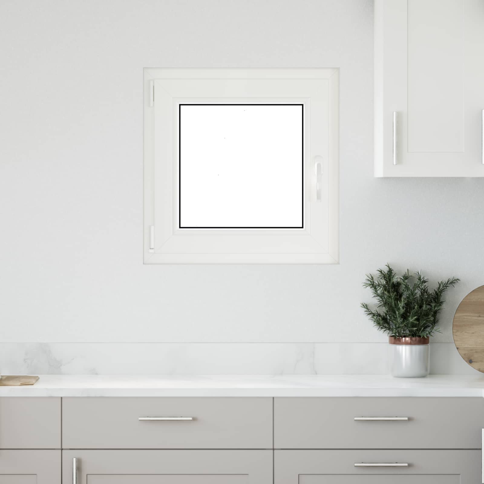 Finestra per Soffitta RISOR 50 x 50 cm PVC e Vetro Antracite | homemem39