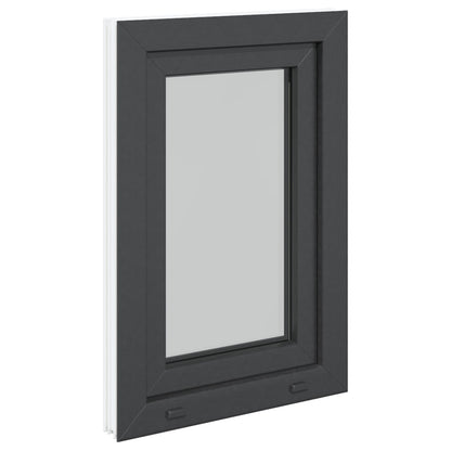 Finestra per Soffitta RISOR 50 x 75 cm PVC e Vetro Antracite | homemem39
