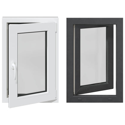 Finestra per Soffitta RISOR 60 x 90 cm PVC e Vetro Antracite | homemem39