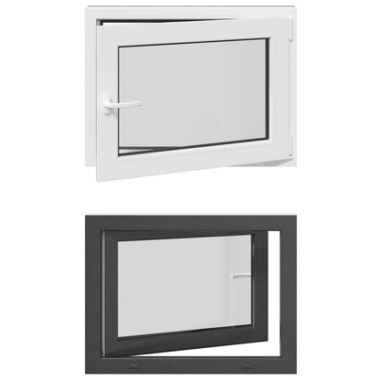 Finestra per Soffitta RISOR 60 x 100 cm PVC e Vetro Antracite