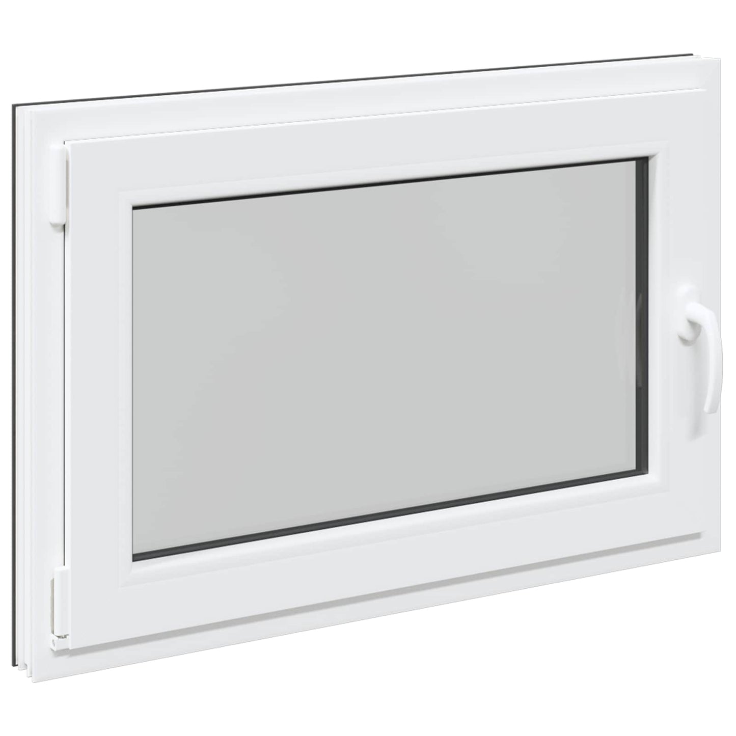 Finestra per Soffitta RISOR 90 x 60 cm PVC e Vetro Antracite | homemem39