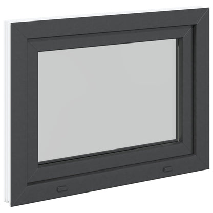 Finestra per Soffitta RISOR 90 x 60 cm PVC e Vetro Antracite | homemem39