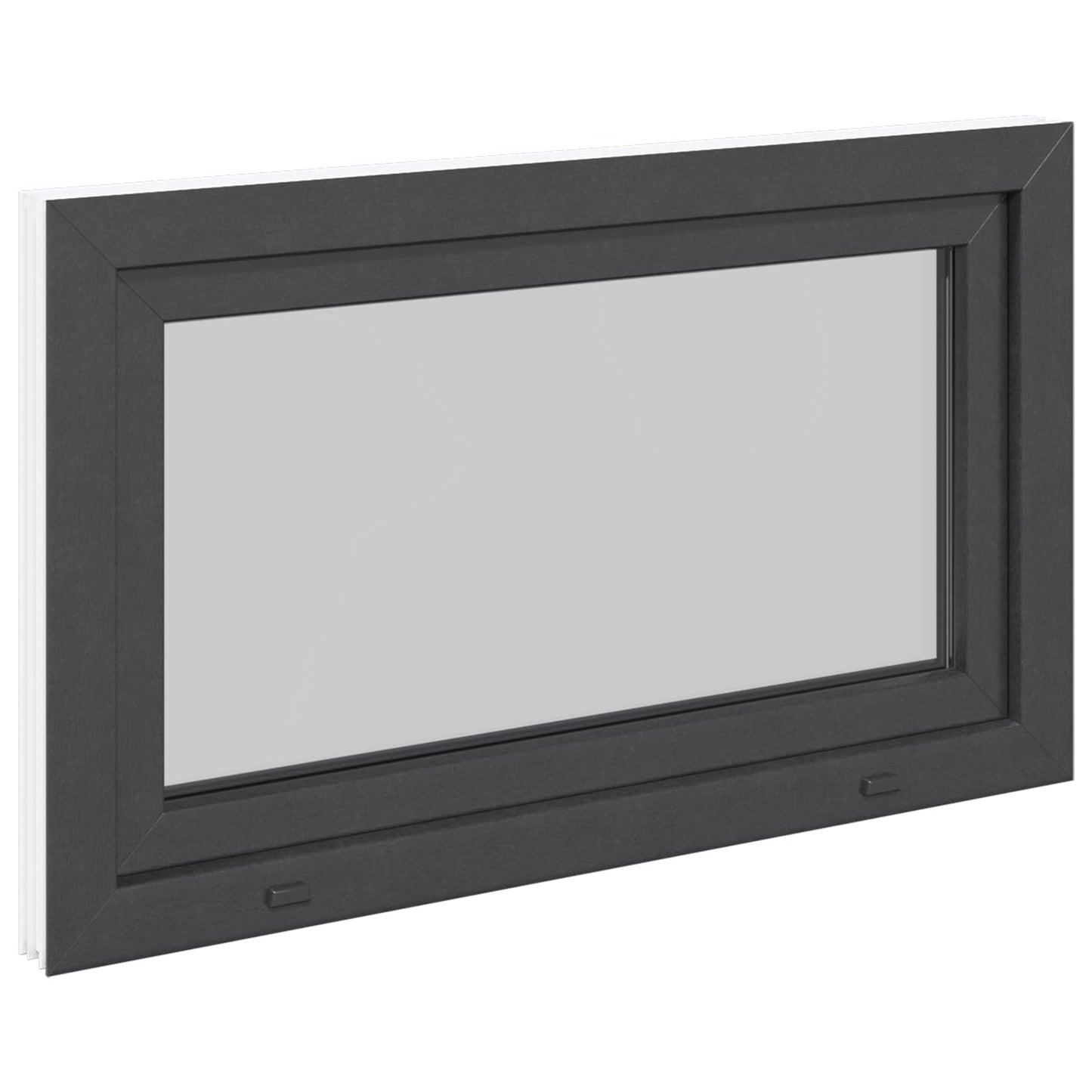 Finestra per Soffitta RISOR 100 x 60 cm PVC e Vetro Antracite | homemem39