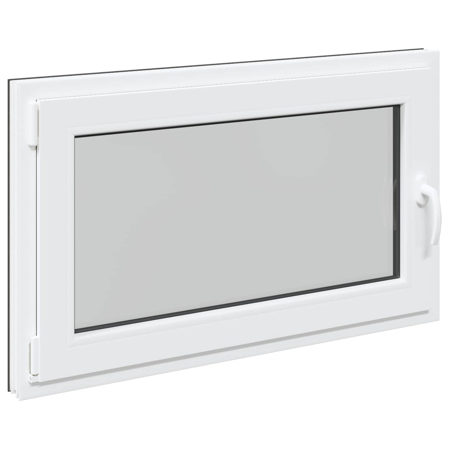 Finestra per Soffitta RISOR 100 x 70 cm PVC e Vetro Antracite | homemem39
