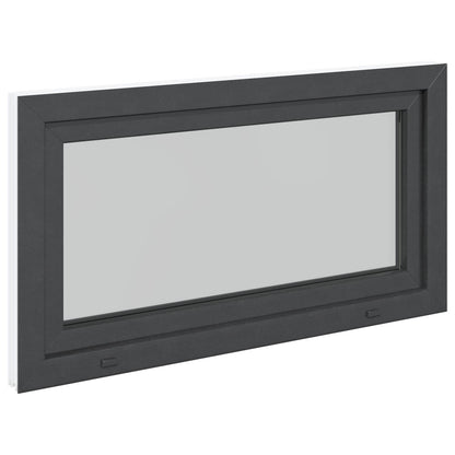 Finestra per Soffitta RISOR 110 x 50 cm PVC e Vetro Antracite | homemem39