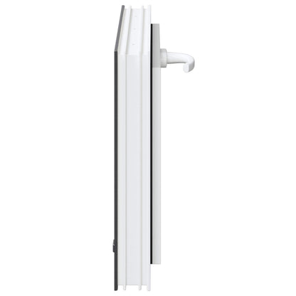 Finestra per Soffitta RISOR 60 x 40 cm PVC e Vetro Antracite | homemem39