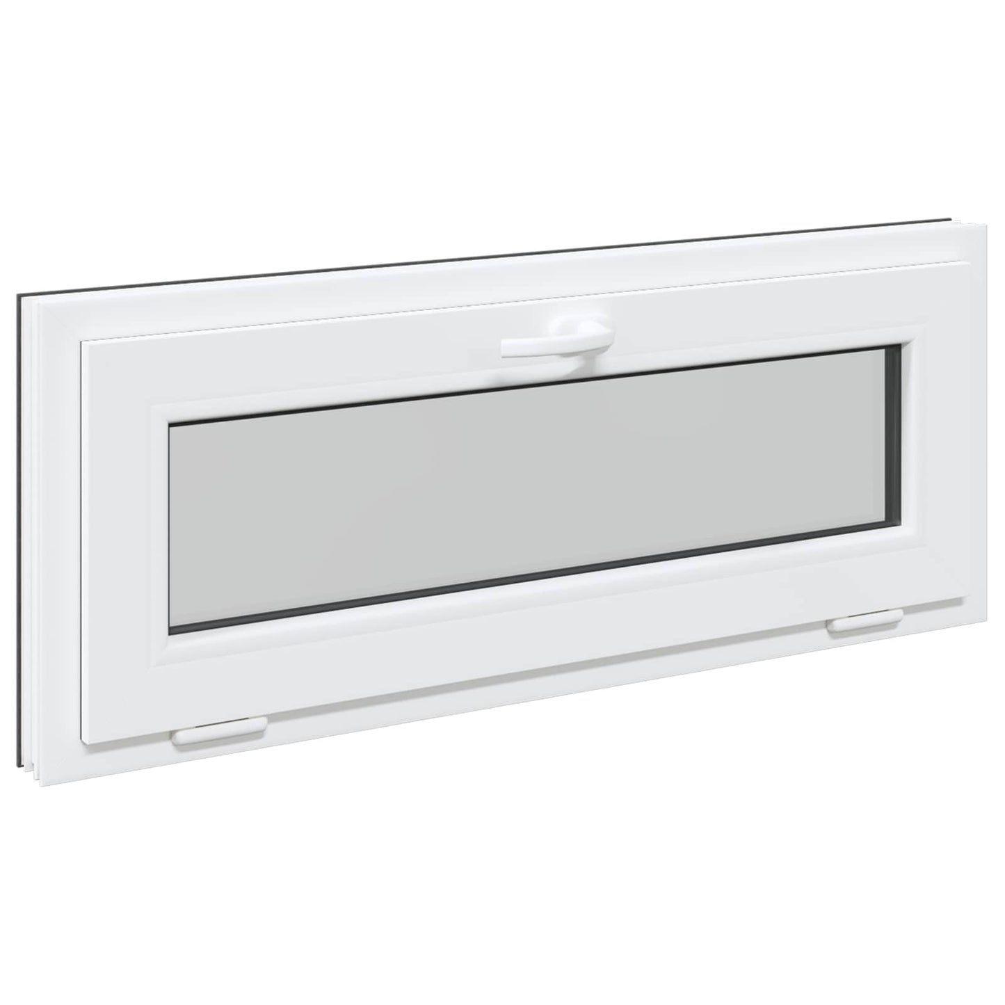 Finestra per Soffitta RISOR 100 x 40 cm PVC e Vetro Antracite | homemem39