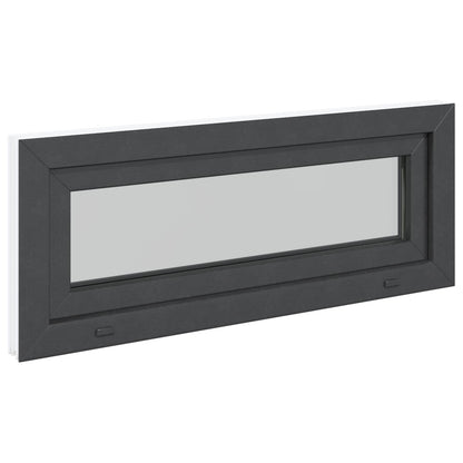 Finestra per Soffitta RISOR 100 x 40 cm PVC e Vetro Antracite | homemem39