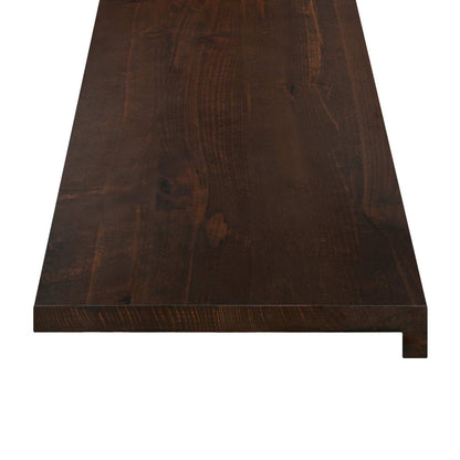 Tappeti per scale 4 pz 90 x 25 x 2 cm Marrone Scuro | homemem39