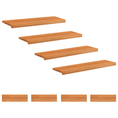 Tappeti per scale 8 pz 90 x 30 x 2 cm Marrone Chiaro | homemem39
