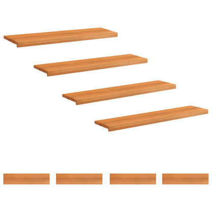 Tappeti per scale 8 pz 110 x 30 x 2 cm Marrone Chiaro | homemem39