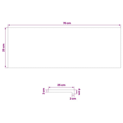 Tappeti per scale 8 pz 70 x 25 x 2 cm Nero | homemem39
