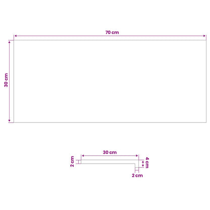 Tappeti per scale 16 pz 70 x 30 x 2 cm Marrone | homemem39