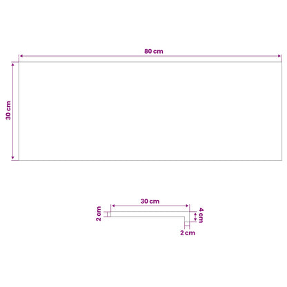 Tappeti per scale 16 pz 80 x 30 x 2 cm Marrone | homemem39