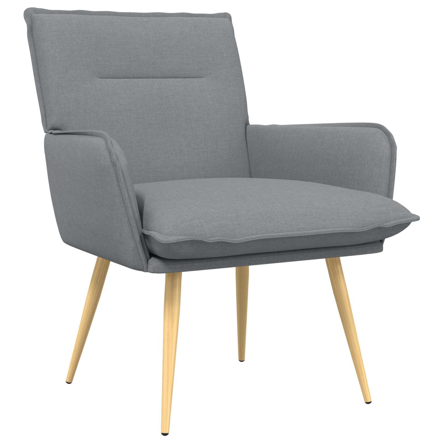 Poltrona Grigio Chiaro Tessuto | homemem39