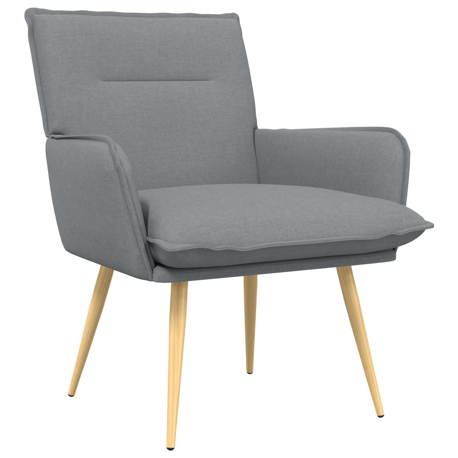 Poltrona Grigio Chiaro Tessuto | homemem39