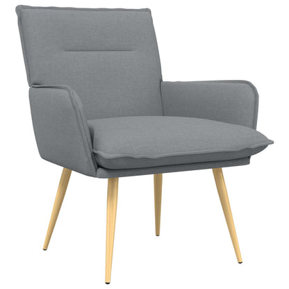 Poltrona Grigio Chiaro Tessuto | homemem39