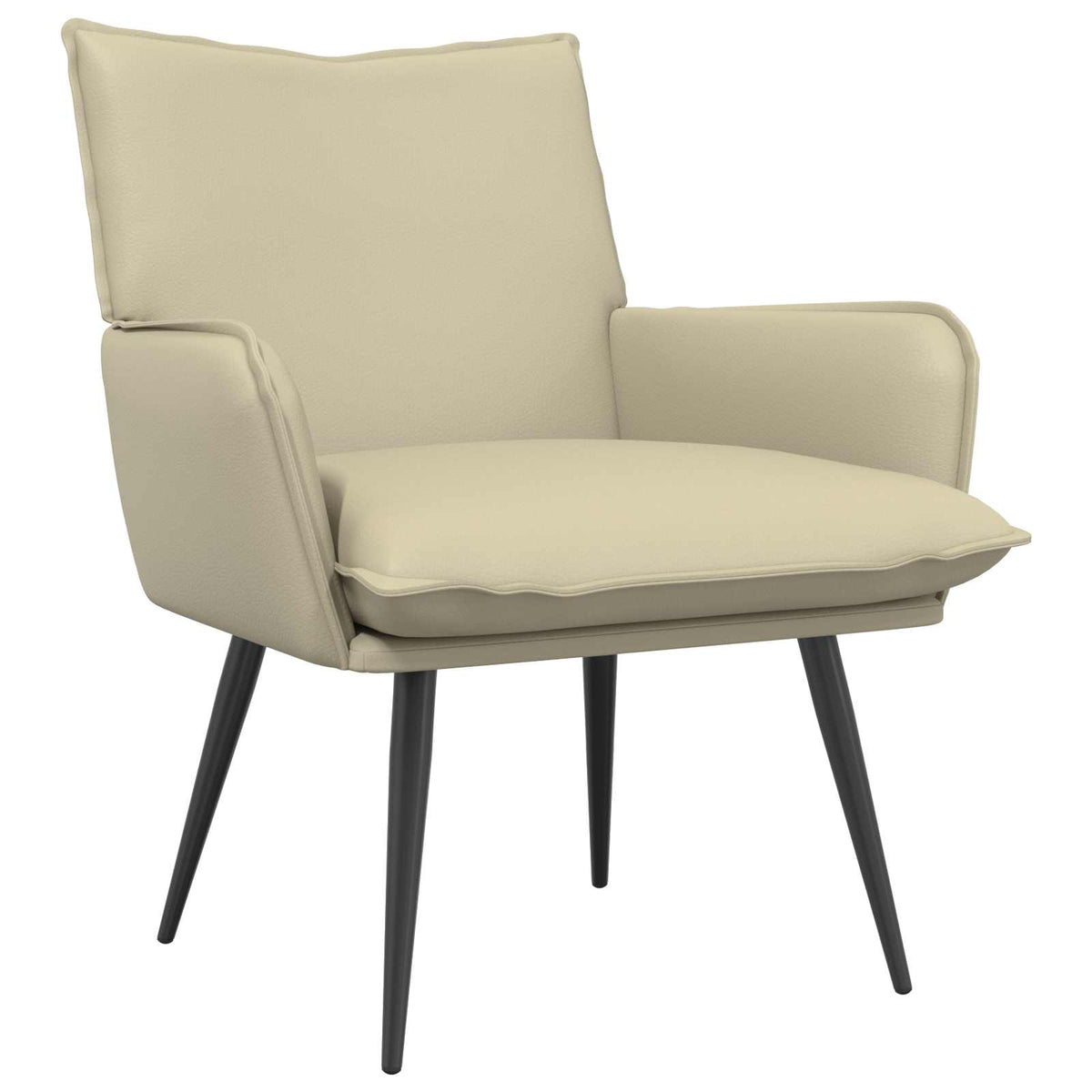Poltrona Crema Similpelle | homemem39