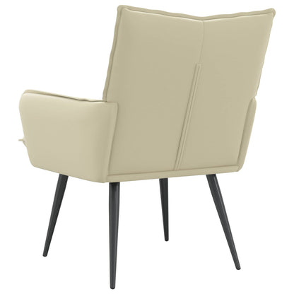 Poltrona Crema Similpelle | homemem39