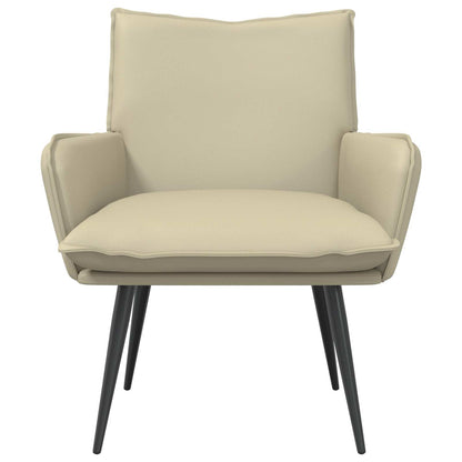 Poltrona Crema Similpelle | homemem39