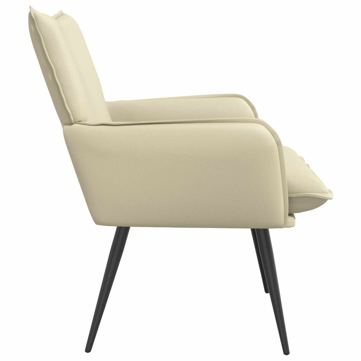 Poltrona Crema Similpelle | homemem39