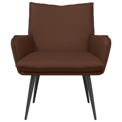 Poltrona Marrone Similpelle | homemem39