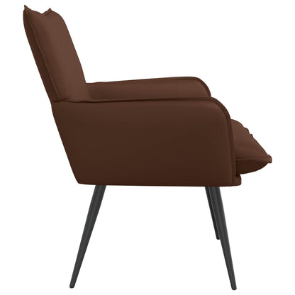 Poltrona Marrone Similpelle | homemem39