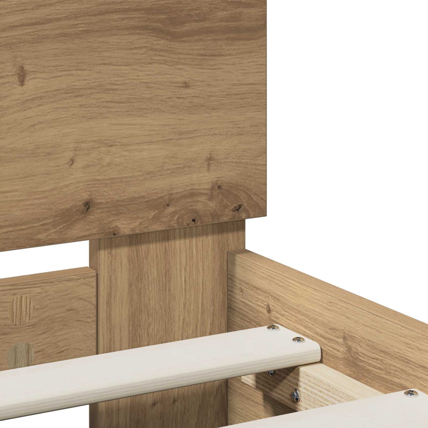 Struttura del letto Rovere Artigianale 140 x 190 cm | homemem39