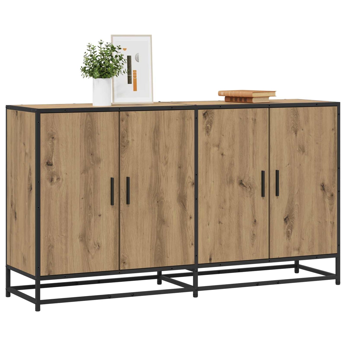 Credenza Rovere Artigianale 134 x 35 x 76 cm