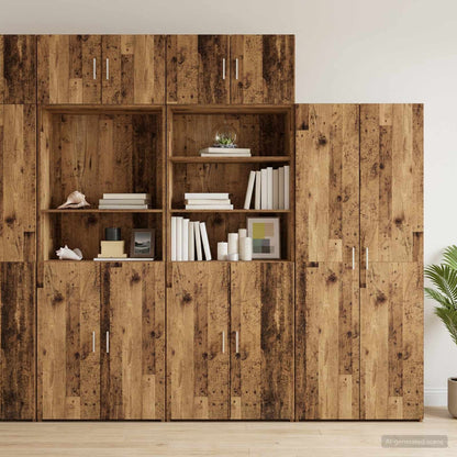 Armadio per la conservazione con ripiani Legno antico | homemem39
