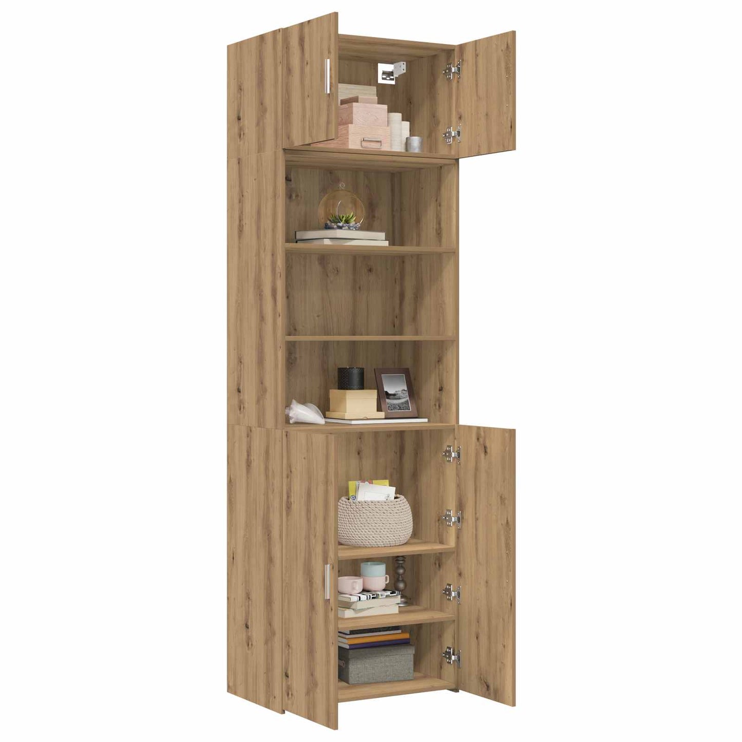 Armadio per la conservazione con ripiani Rovere Artigianale | homemem39