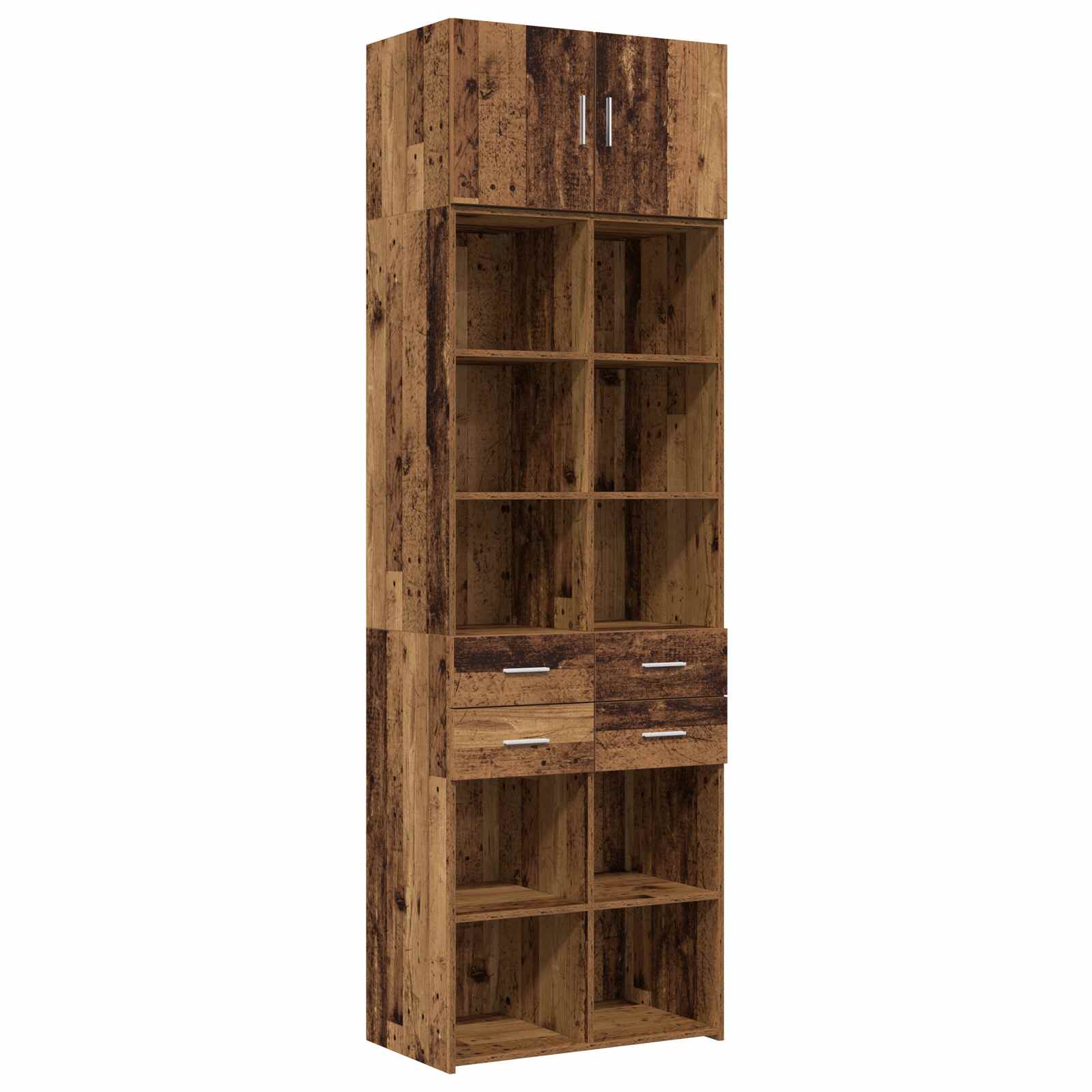 Armadio per la conservazione con ripiani Legno antico | homemem39