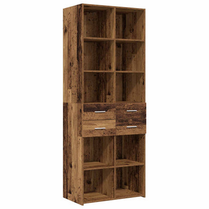 Armadio per la conservazione con ripiani Legno antico | homemem39