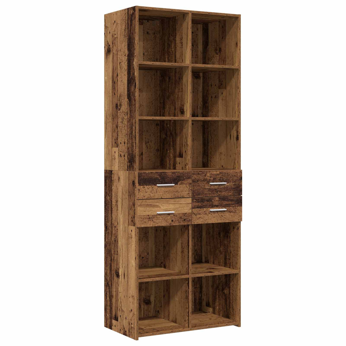 Armadio per la conservazione con ripiani Legno antico