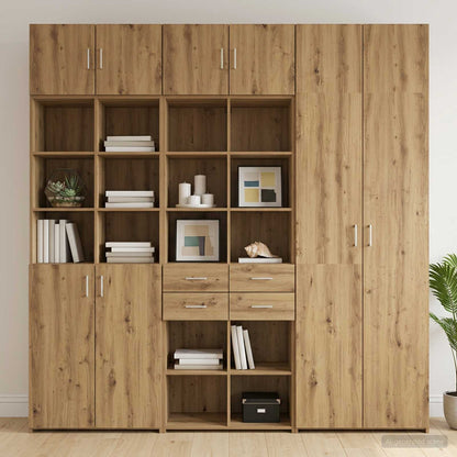 Armadio per la conservazione con ripiani Rovere Artigianale | homemem39