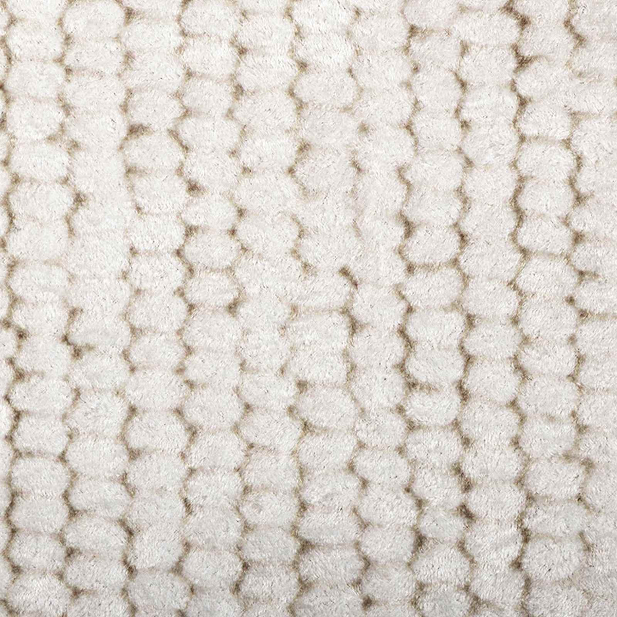 Tappeto Crema 80 x 400 cm 100% Poliestere 3 mm Lavabile | homemem39