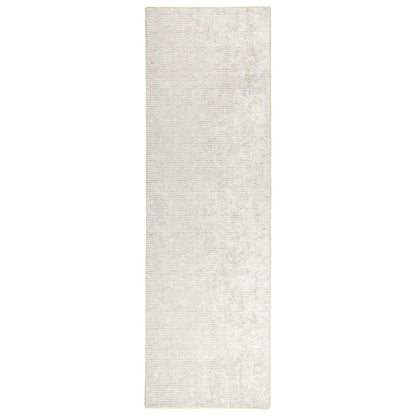 Tappeto Crema 100 x 150 cm 100% Poliestere 3 mm Lavabile | homemem39