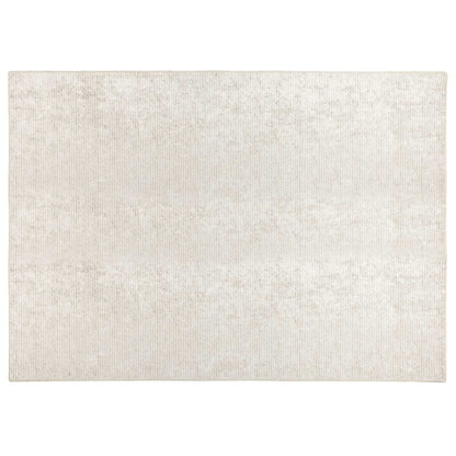 Tappeto Crema 120 x 180 cm 100% Poliestere 3 mm Lavabile | homemem39