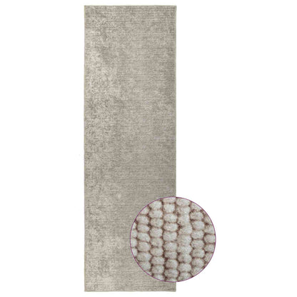 Tappeto Beige 50 x 100 cm 100% Poliestere 3 mm Lavabile | homemem39