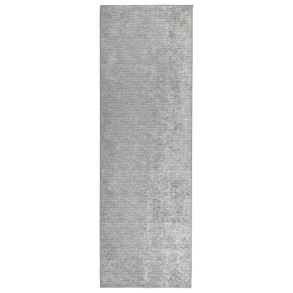 Tappeto Grigio 50 x 250 cm 100% Poliestere 3 mm Lavabile | homemem39