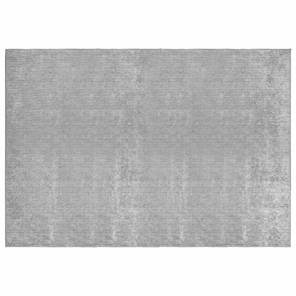 Tappeto Grigio 160 x 230 cm 100% Poliestere 3 mm Lavabile
